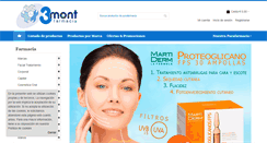 Desktop Screenshot of farmacia3mont.com