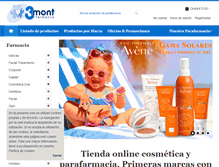 Tablet Screenshot of farmacia3mont.com